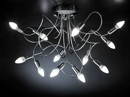 Free spirit classic Хромированный потолочный светильник с поворотным кронштейном Metal Lux PID134653