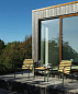 608060 Normann Copenhagen Vig Журнальный столик 45x55 см, дерево робиния, темно-зеленый — фото 1