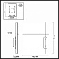 3890/20WLP Odeon Light Rudy бра, 20Вт, 3000, 3800, 4800K, 1100лм, черный