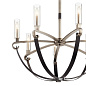 Artem 34" 7 Light Chandelier with Clear Glass Cylinders Classic Pewter люстра 52016CLP Kichler — фото 2