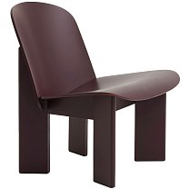 Chisel Lounge Chair, бук, темно-бордовый лак на водной основе