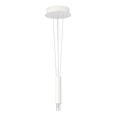 подвесной цилиндрический светильник белого цвета для направленного освещения