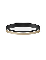 Triac Dimmable Champagne Gold & Sandy Black Metal Aluminium Silicone LED 59Watt 220-240Volt 2722Lm IP20 2700-3000-4000K CCT by Dip Switch Up & Down Light D:60 H:10 cm