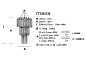 Waterfall Подвесной светильник из бронзы ручной работы Serip CT3303/56