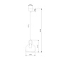 Подвесной светильник Mango TK Lighting 72803 — фото 1
