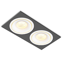 Потолочные светодиодные светильники Led technology SFERA R 22.30 W 2FW NO DIM белый + черный