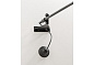 MERIDIANA/NM Aldo Bernardi Meridiana WANDLAMP ORIENT HORIZ 90°+ ROS MAT BLAC Накладное бра — фото 3