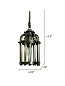 Antique Finished Small Birdcage Wall Light бра FOS Lighting BirdCage-S-WL1