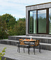 608061 Normann Copenhagen Vig Стол 80x90 см, дерево робиния / черный — фото 2