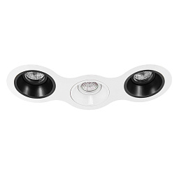 D696070607 Lightstar Domino встраиваемый светильник, 50Вт, белый;черный
