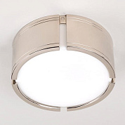 CL0250.NI.EU Chepstow Flush Ceiling Light, Nickel, 2 Lights