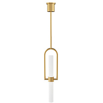 Calumn Pendant natural brass 3000K 90 CRI