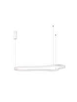 Triac Dimmable Sandy White Aluminium & Silicone LED 61Watt 220-240Volt 3364Lm IP20 3000K L:120 W:66 H:150 cm