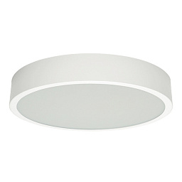 8242N Linea Light Group Box потолочный светильник круглой формы белого цвета с широким рассеивателем