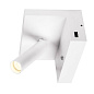 1002140 SLV KARPO Bedside WL white 3000K inkl. USB настенный светильник — фото 1
