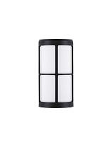 Dark Anthracite Aluminium & Acrylic LED E27 1x12 Watt 220-240 Volt IP54 Bulb Excluded D: 12 W: 15 H: 23 cm