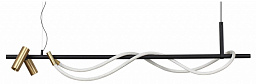 4397/30L Odeon Light Corda подвесной светильник линейной формы с перекрестными элементами
