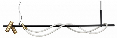 подвесной светильник линейной формы с перекрестными элементами