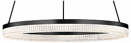736187 Lightstar Rotonda подвесная люстра с двумя кольцами черная
