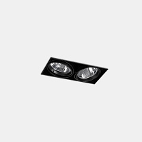 Downlight Multidir Evo L Double Trimless 36W 4000K CRI 80 24º DALI Black IP23 2930lm