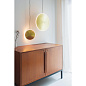 GP-285 Chrona Graypants Подвесной светильник латунный вертикальный диск — фото 2