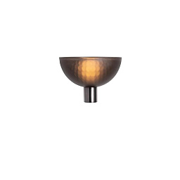 09480FU Kartell Fata настенный светильник полусферической формы дымчатый
