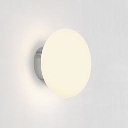 1176004 Astro lighting Zeppo настенный светильник с круглым плафоном из матового стекла хромированный корпус