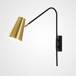 verina01 Imperiumloft Verina настенный светильник с длинным изогнутым кронштейном
