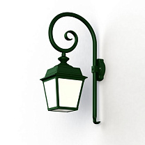 Place des Vosges 1 Tradition N° 5; Frosted glass E27 105W; British green