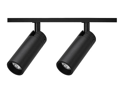 двухламповый трековый светильник цилиндрической формы для магнитного трека 48V
