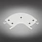 APL.0181.10.01 Aployt Magnetic track 48 соединитель угловой l-образный для треков накладных, белый — фото 1
