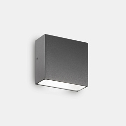 113753 Ideal lux Tetris уличный настенный светильник с прямоугольным корпусом антрацитового цвета