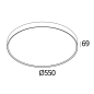 MULTINOVA 55 DOWN-UP 930 B черный Delta Light подвесной светильник