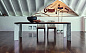 ROMA Прямоугольный деревянный стол Tonin Casa