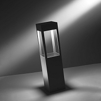 уличный светильник кубической формы для подсветки дорожек