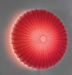 настенно-потолочный светильник с рифленым плафоном бронзового цвета