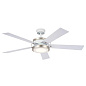 56" Salvo 5 Blade LED Indoor Ceiling Fan White люстра-вентилятор 330045WH Kichler — фото 7
