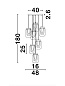 9160287 GRANI Novaluce светильник LED 7x4Вт 230В 637Lm 3000K IP20