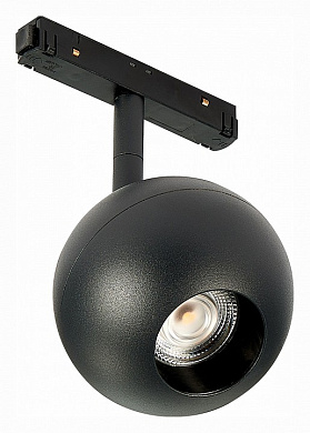 магнитный трековый прожектор в форме чёрного шара с направленным светом 48V