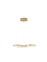 Triac Dimmable Brass Gold Aluminiun & Acrylic LED 28 Watt 220-240 Volt 1900Lm 3000K IP20 D: 55 W: 51.5 H: 120 cm