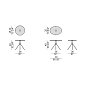 Приставной столик Jelly H40 Porada овальный — фото 4