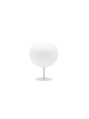 Настольная лампа Lumi Mochi F07 Ø 20 со стержнем Белый Fabbian
