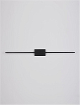 Sandy Black Aluminiun & Acrylic LED 29 Watt 220-240 Volt 1750Lm 3000K IP20 L: 120 W: 6.9 H: 11.8 cm