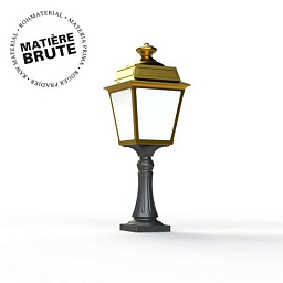 151014072 Roger Pradier Place Des Vosges Tradition садовый фонарь на стойке с золотистым плафоном