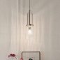 Kimrose 1 Light Mini Pendant with Clear Fluted Glass Polished Nickel подвесной светильник 52414PN Kichler — фото 3
