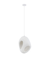 Stone White Polyurethane & Resin LED E27 1x12Watt 100-240Volt IP20 Bulb Excluded L:30 W:40 H:250 cm