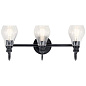 Greenbrier 3 Light Vanity Light Black настенный светильник 45392BK Kichler — фото 3