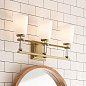 Rosalind 11.5" 3 Light Vanity Light Brushed Natural Brass настенный светильник 55147BNB Kichler — фото 5