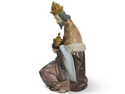 1001424 Lladro King Gaspar фарфоровая фигурка царя Гаспара