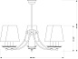 Люстра Kutek Classic N Lampshade N-ZW-5(P/A) — фото 2